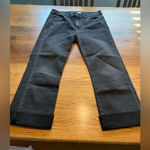 Hidden Black Denim Capri Jeans Size 28 - Picture 1 of 10